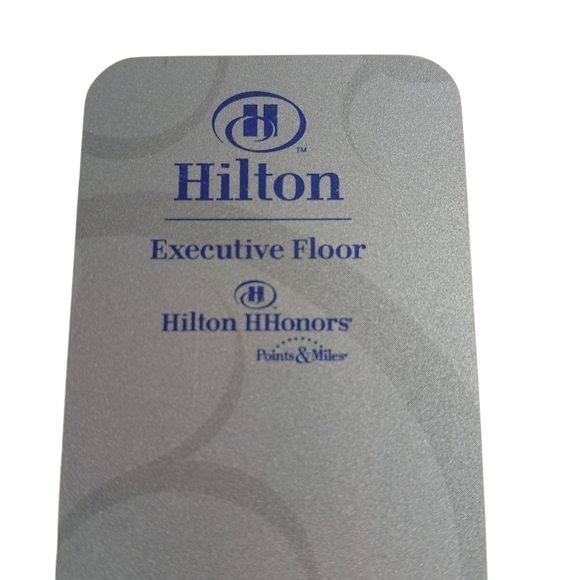 Hilton Hotel Photo Room Key Collectible Executive Floor Honors Silver - Picture 2 of 4